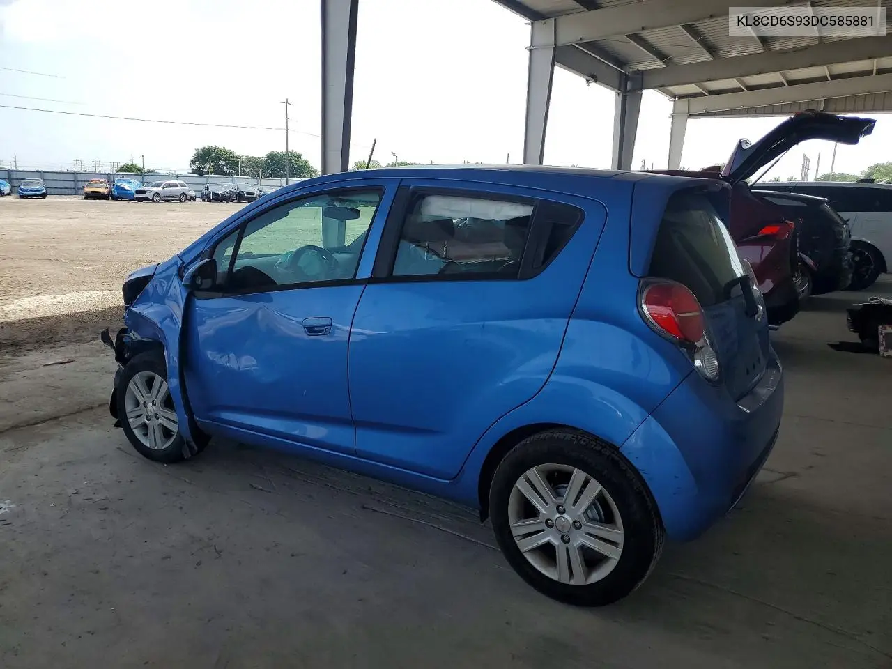 2013 Chevrolet Spark 1Lt VIN: KL8CD6S93DC585881 Lot: 60029986