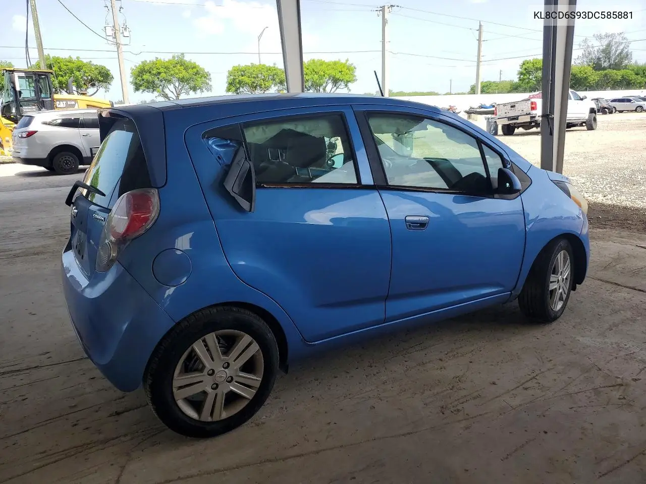 2013 Chevrolet Spark 1Lt VIN: KL8CD6S93DC585881 Lot: 60029986