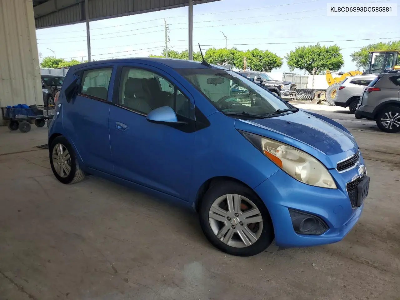 2013 Chevrolet Spark 1Lt VIN: KL8CD6S93DC585881 Lot: 60029986
