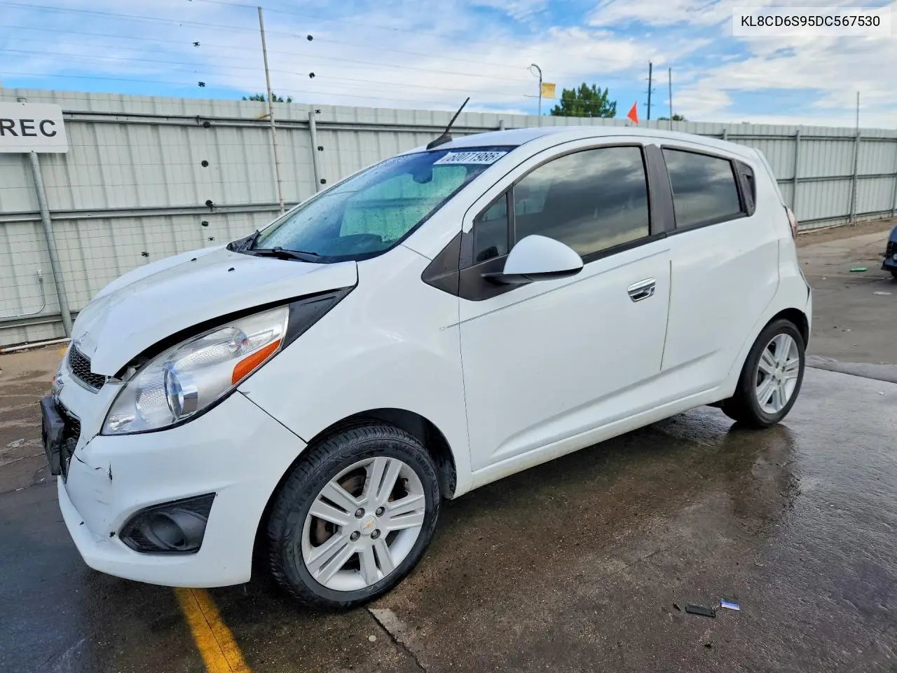 2013 Chevrolet Spark VIN: KL8CD6S95DT567530 Lot: 60071986
