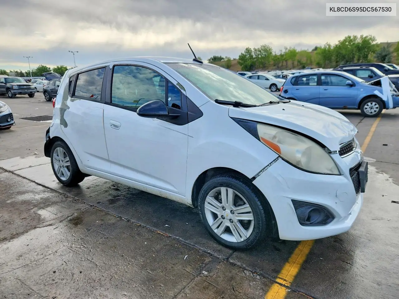 2013 Chevrolet Spark VIN: KL8CD6S95DT567530 Lot: 60071986