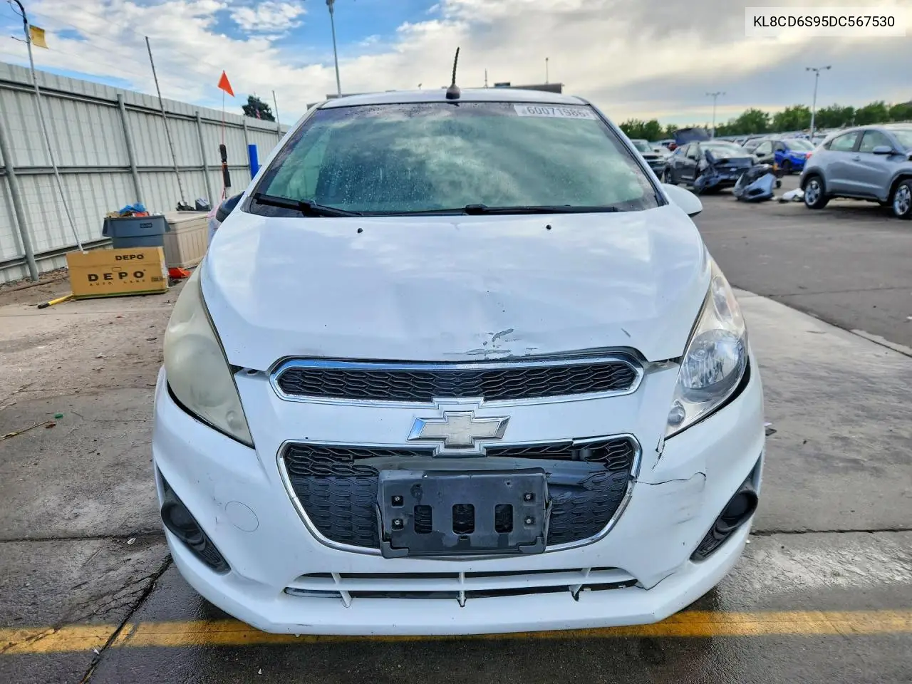 2013 Chevrolet Spark VIN: KL8CD6S95DT567530 Lot: 60071986