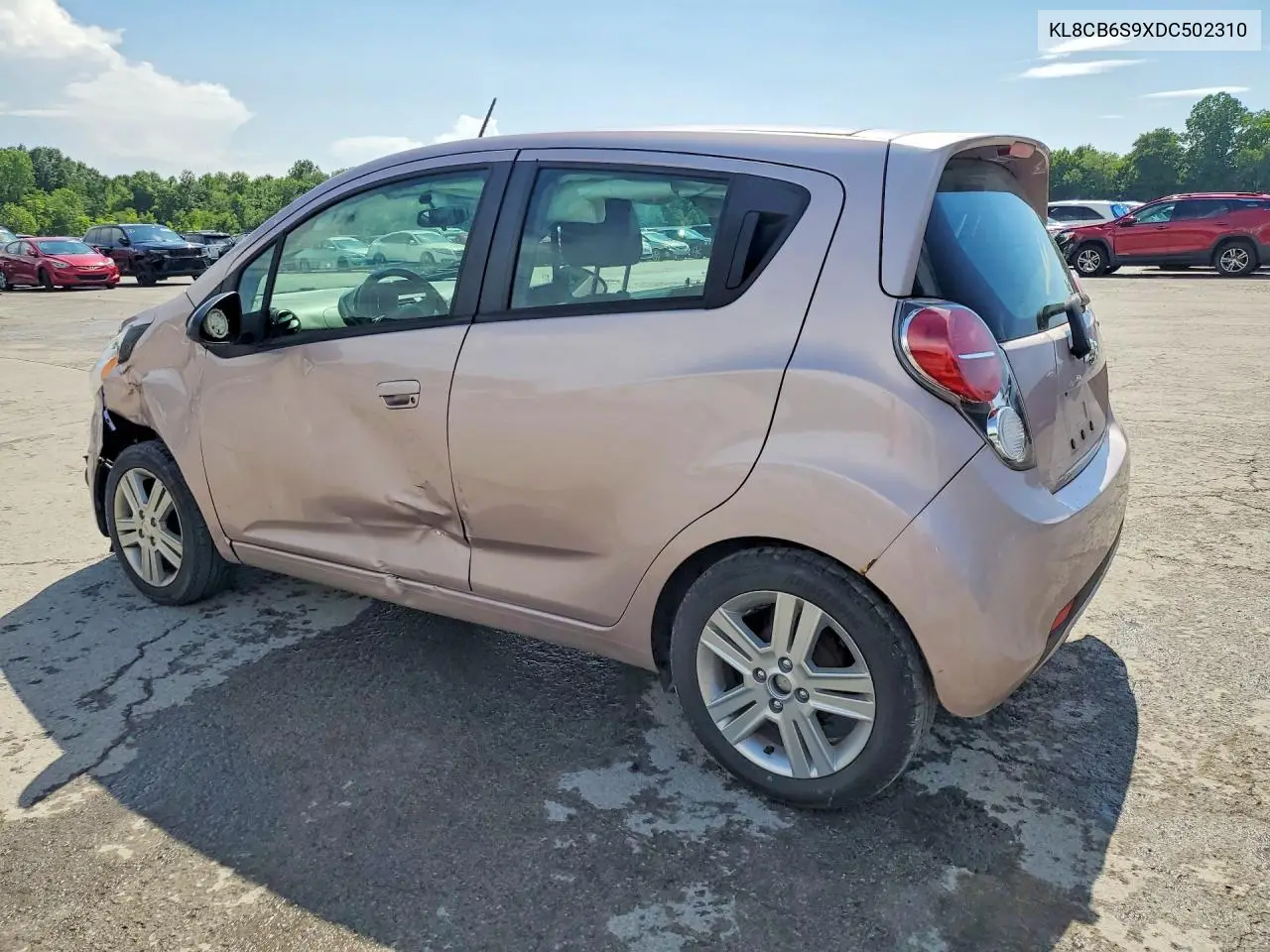 2013 Chevrolet Spark Ls VIN: KL8CB6S9XDC502310 Lot: 60607736