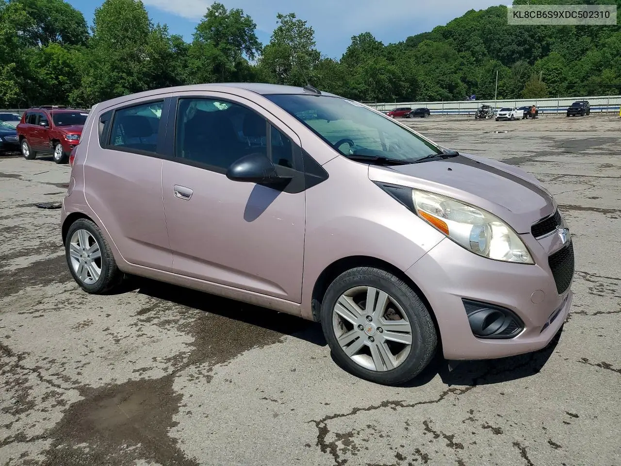2013 Chevrolet Spark Ls VIN: KL8CB6S9XDC502310 Lot: 60607736