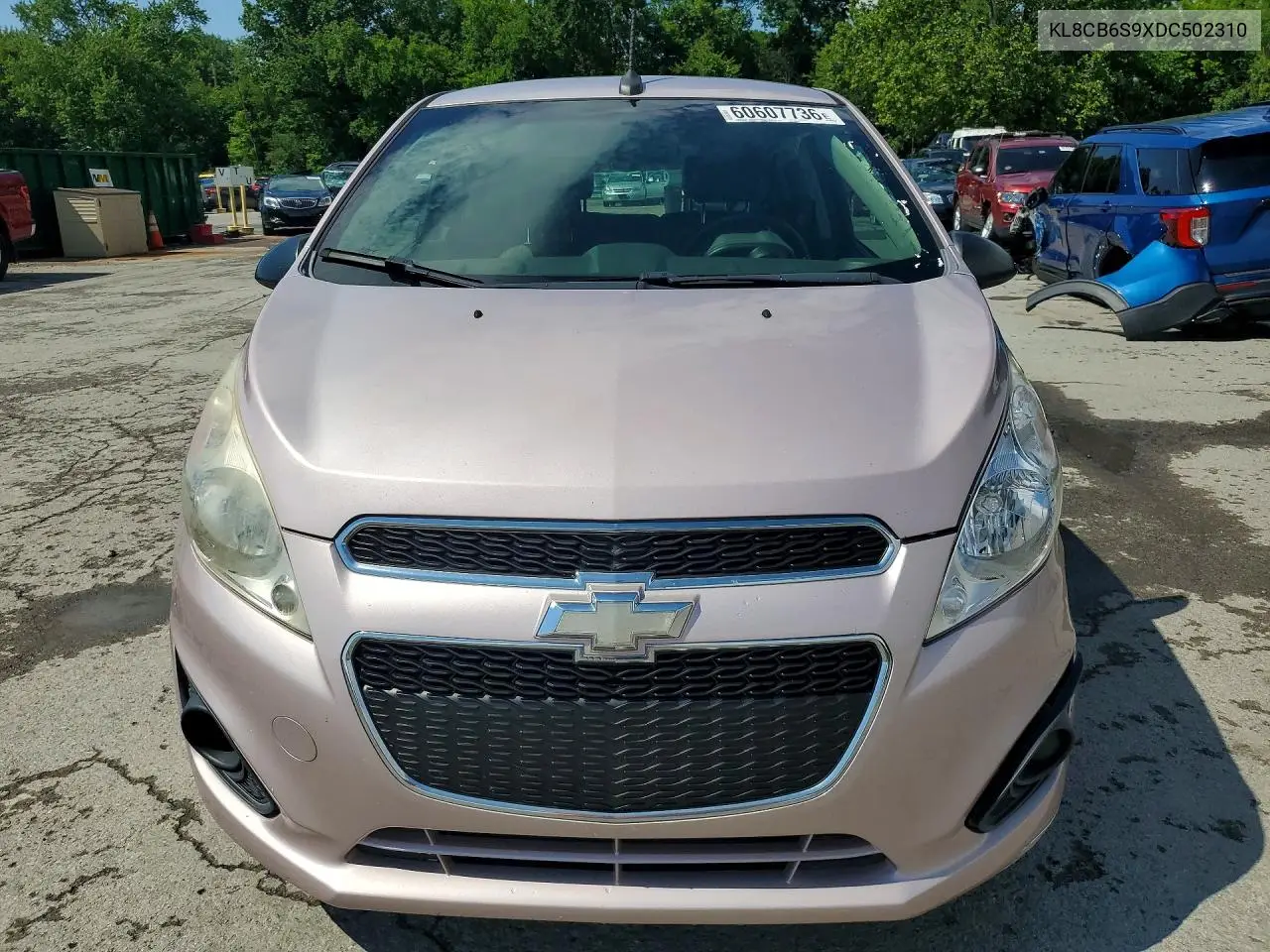 2013 Chevrolet Spark Ls VIN: KL8CB6S9XDC502310 Lot: 60607736