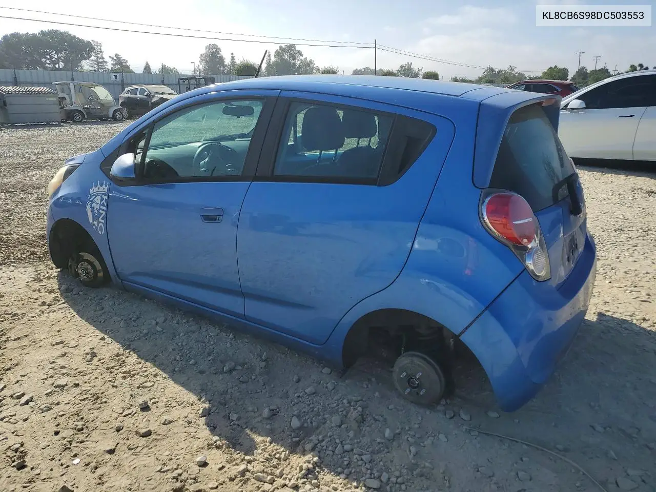 2013 Chevrolet Spark Ls VIN: KL8CB6S98DC503553 Lot: 60613416