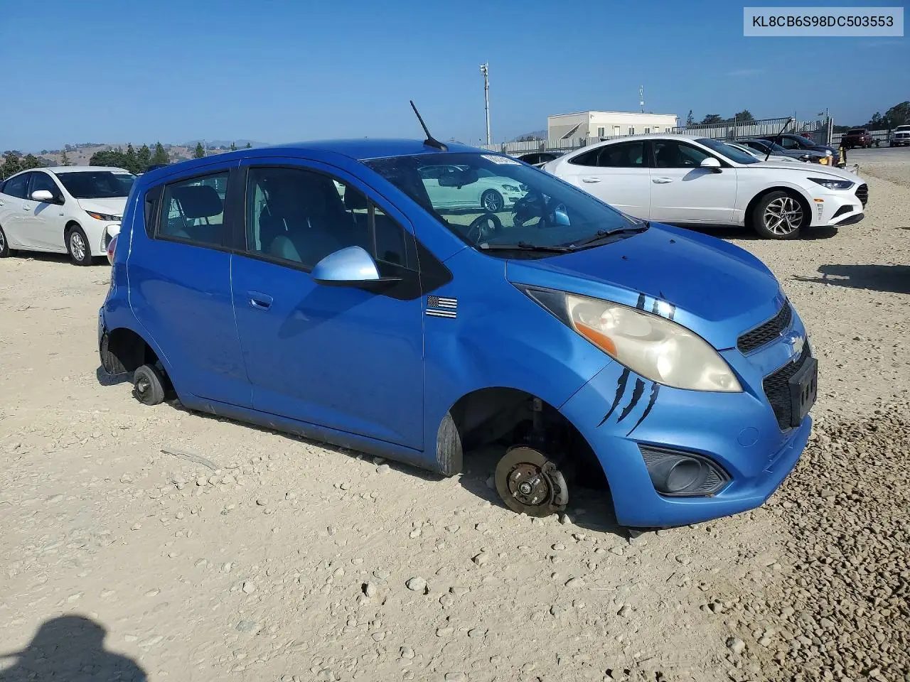 2013 Chevrolet Spark Ls VIN: KL8CB6S98DC503553 Lot: 60613416