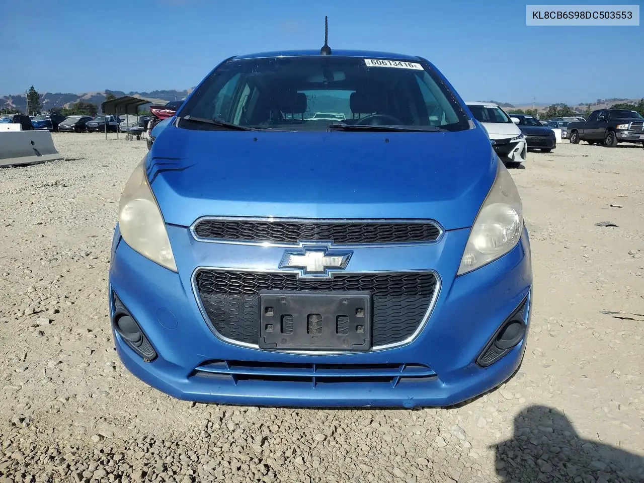 2013 Chevrolet Spark Ls VIN: KL8CB6S98DC503553 Lot: 60613416