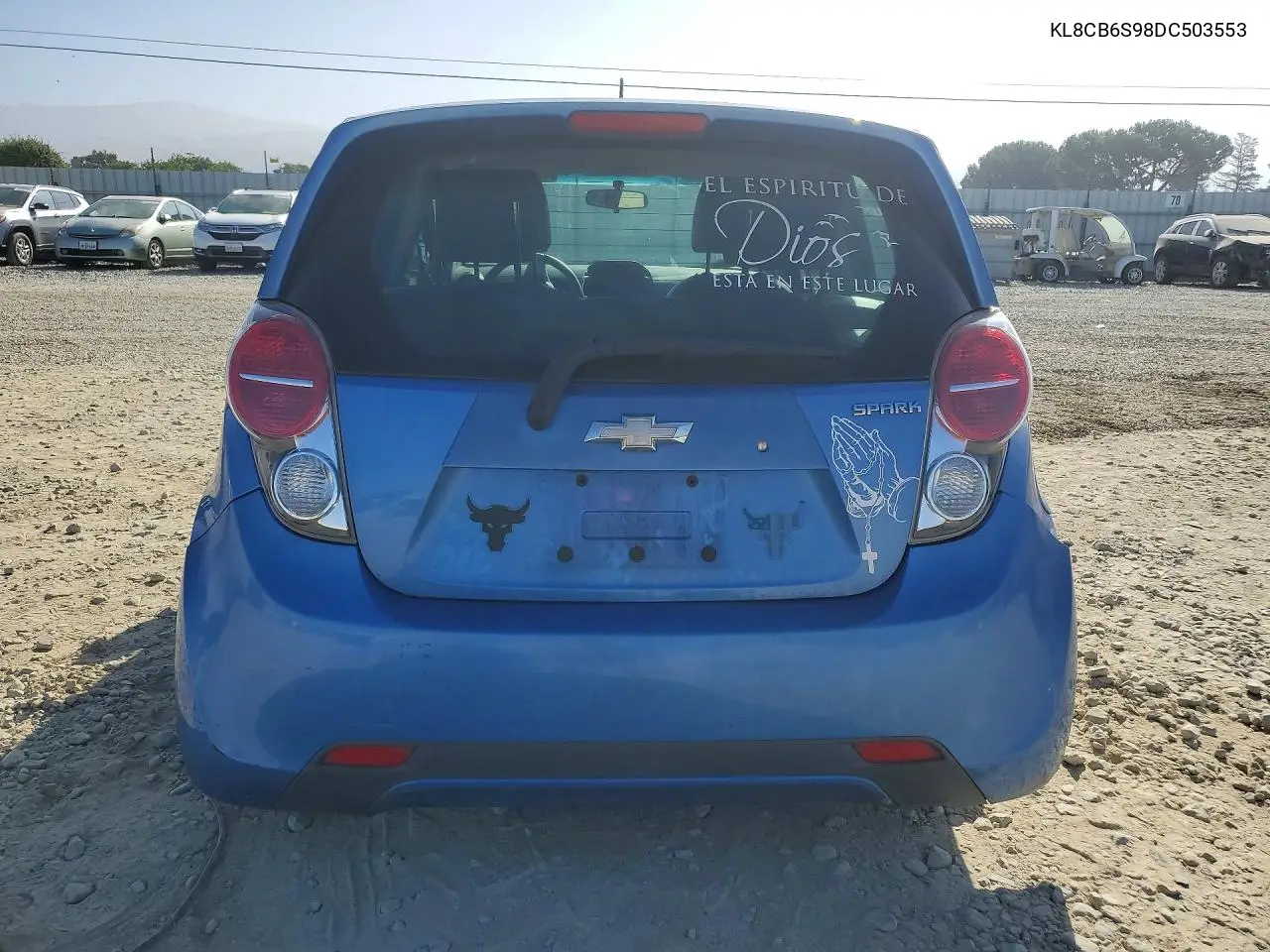 2013 Chevrolet Spark Ls VIN: KL8CB6S98DC503553 Lot: 60613416