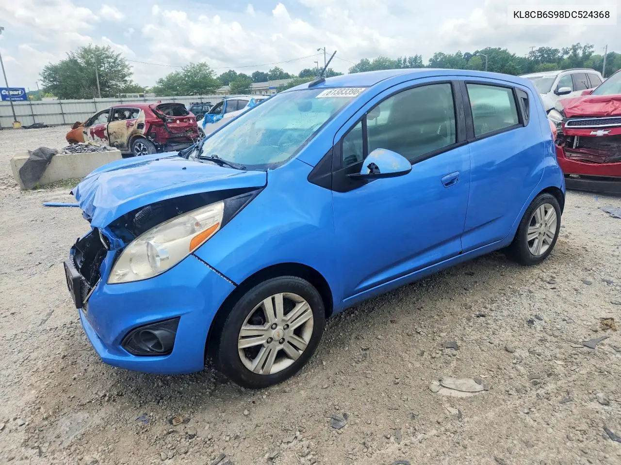 2013 Chevrolet Spark Ls VIN: KL8CB6S98DC524368 Lot: 61383396