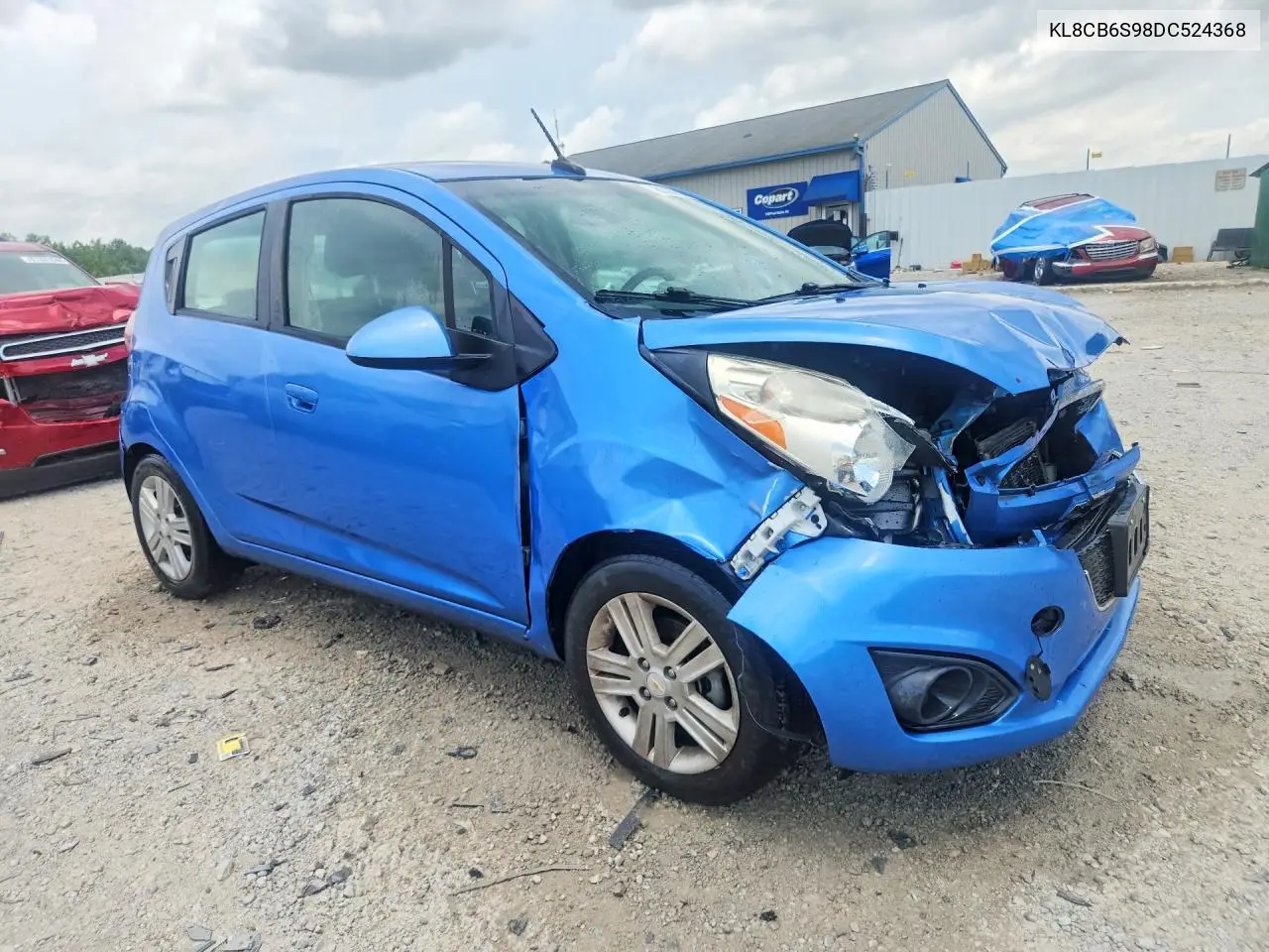 2013 Chevrolet Spark Ls VIN: KL8CB6S98DC524368 Lot: 61383396