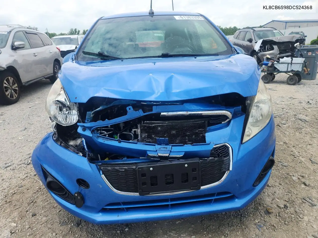 2013 Chevrolet Spark Ls VIN: KL8CB6S98DC524368 Lot: 61383396