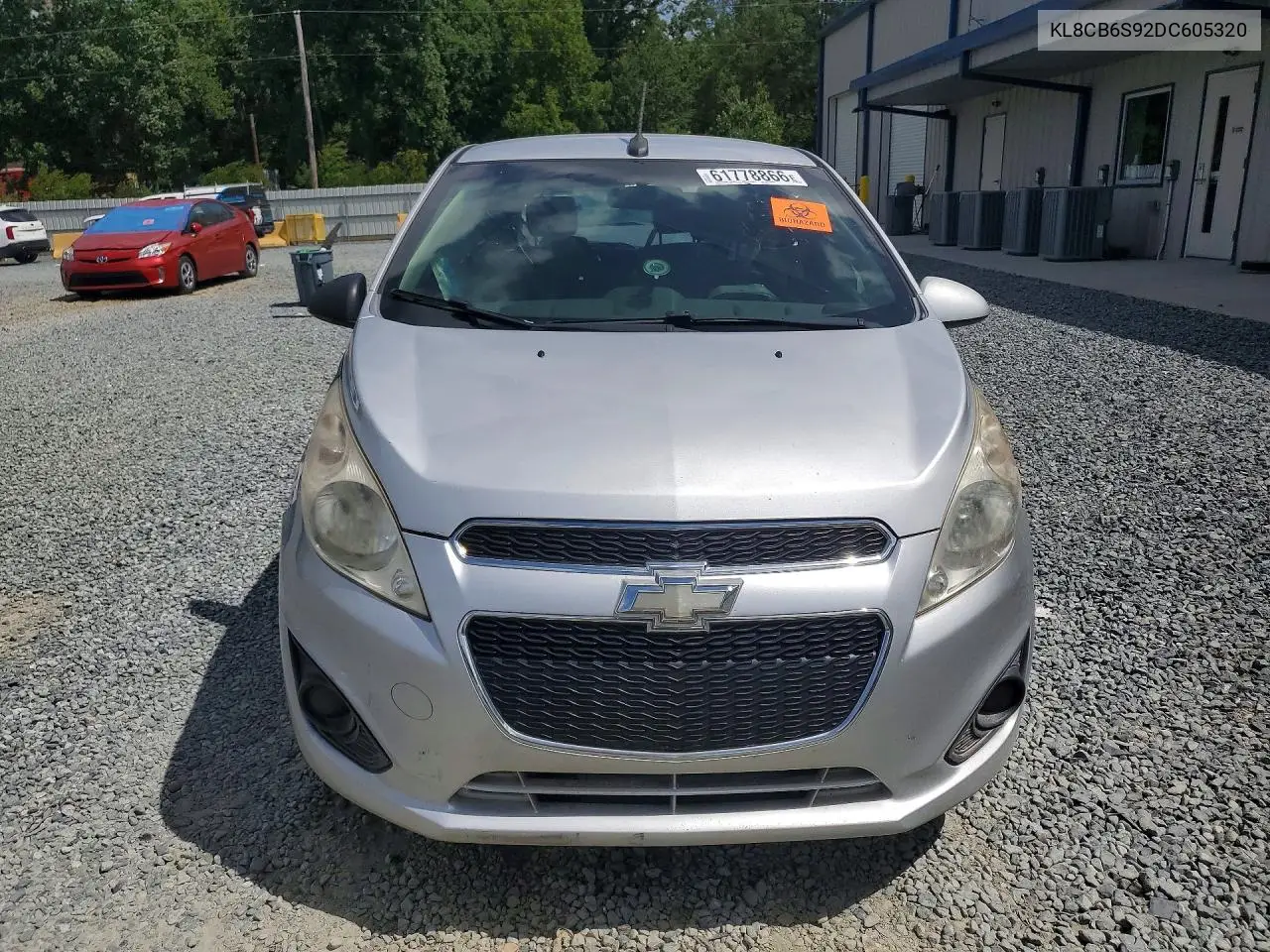 2013 Chevrolet Spark Ls VIN: KL8CB6S92DC605320 Lot: 61778866