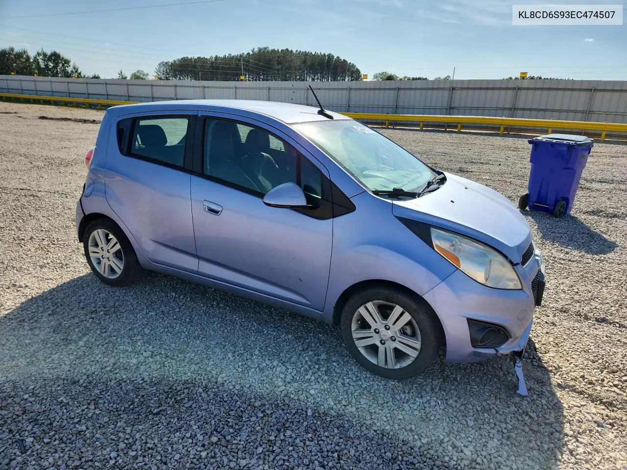 2014 Chevrolet Spark 1Lt VIN: KL8CD6S93EC474507 Lot: 49468076