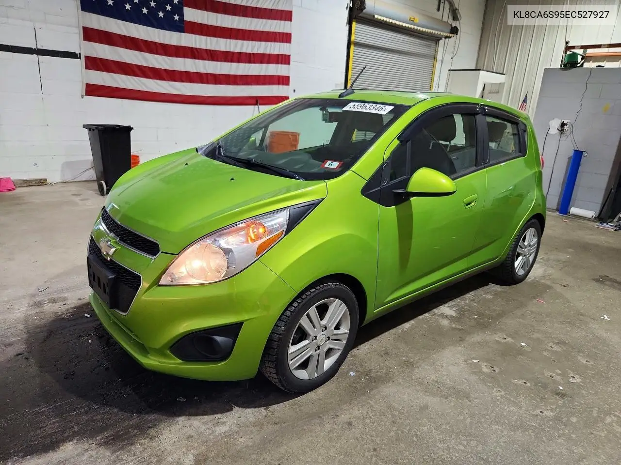 2014 Chevrolet Spark Ls VIN: KL8CA6S95EC527927 Lot: 55963346