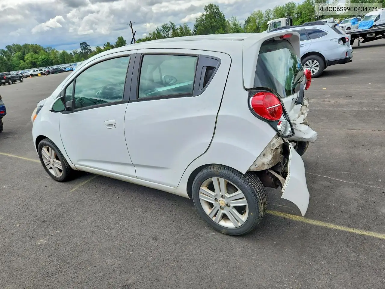 2014 Chevrolet Spark 1Lt VIN: KL8CD6S99EC434724 Lot: 56692586