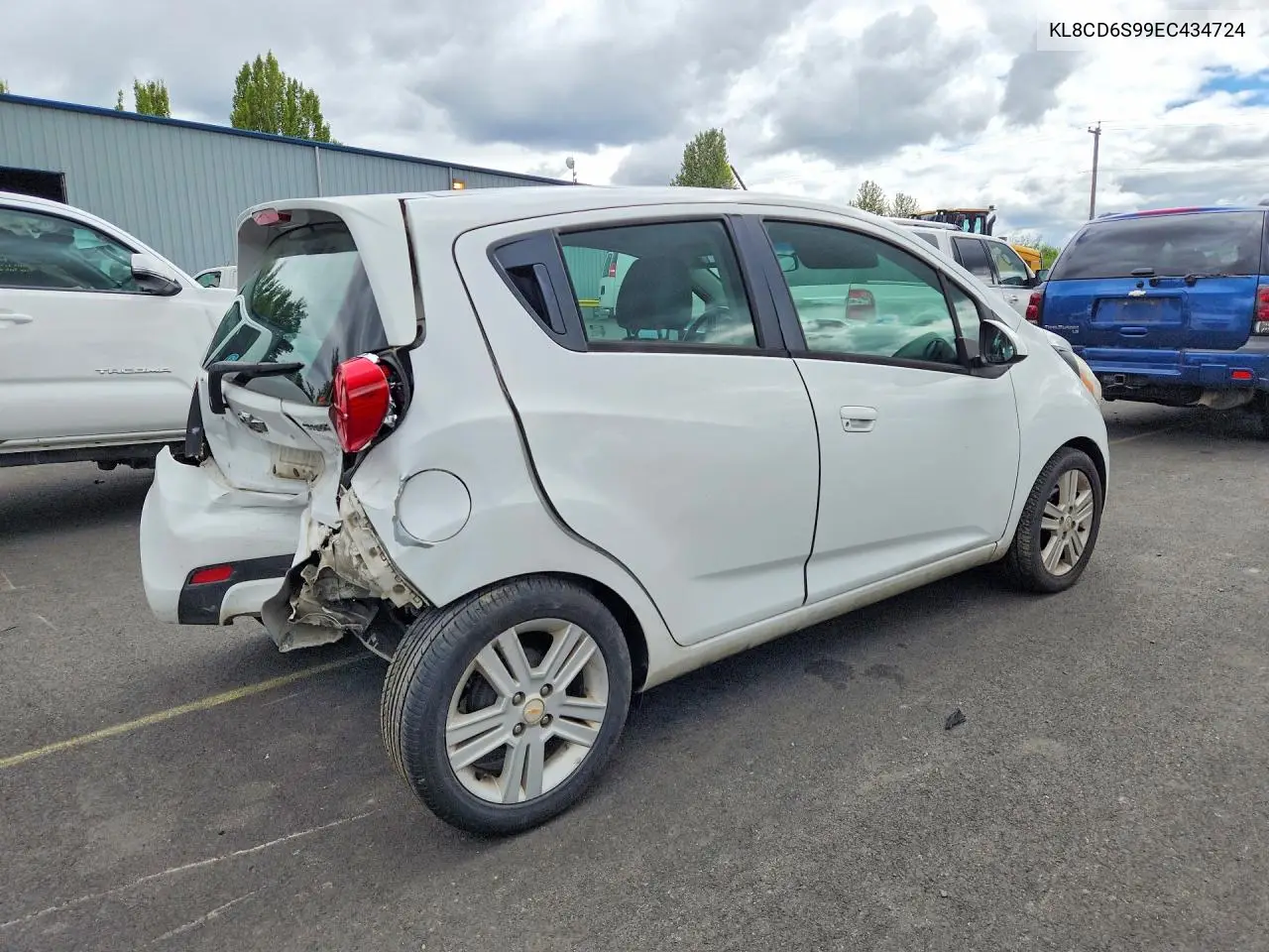 2014 Chevrolet Spark 1Lt VIN: KL8CD6S99EC434724 Lot: 56692586