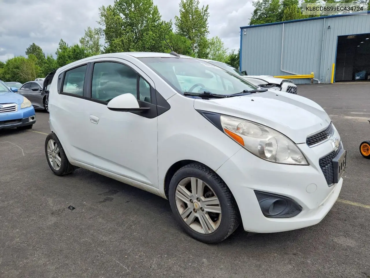 2014 Chevrolet Spark 1Lt VIN: KL8CD6S99EC434724 Lot: 56692586