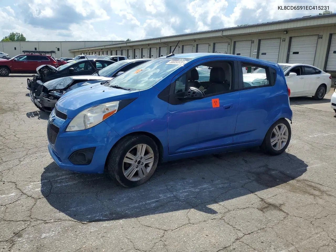 2014 Chevrolet Spark 1Lt VIN: KL8CD6S91EC415231 Lot: 56850936