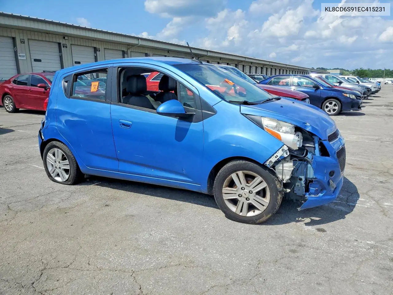 2014 Chevrolet Spark 1Lt VIN: KL8CD6S91EC415231 Lot: 56850936