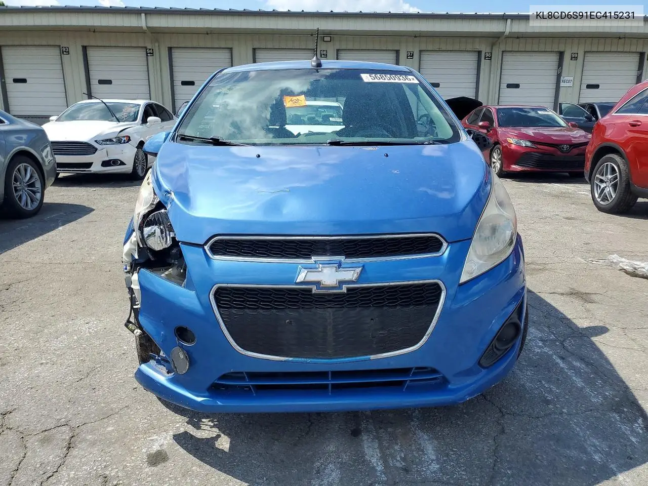 2014 Chevrolet Spark 1Lt VIN: KL8CD6S91EC415231 Lot: 56850936
