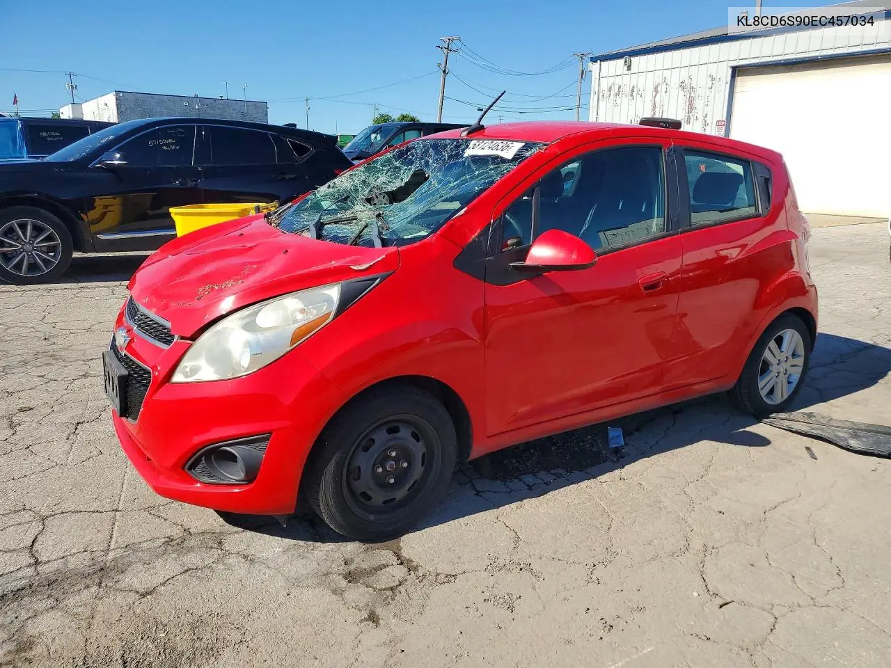 2014 Chevrolet Spark 1Lt VIN: KL8CD6S90EC457034 Lot: 58124636