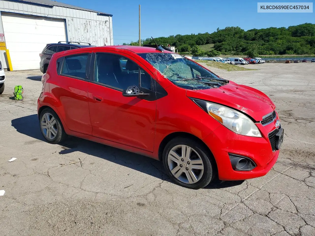 2014 Chevrolet Spark 1Lt VIN: KL8CD6S90EC457034 Lot: 58124636