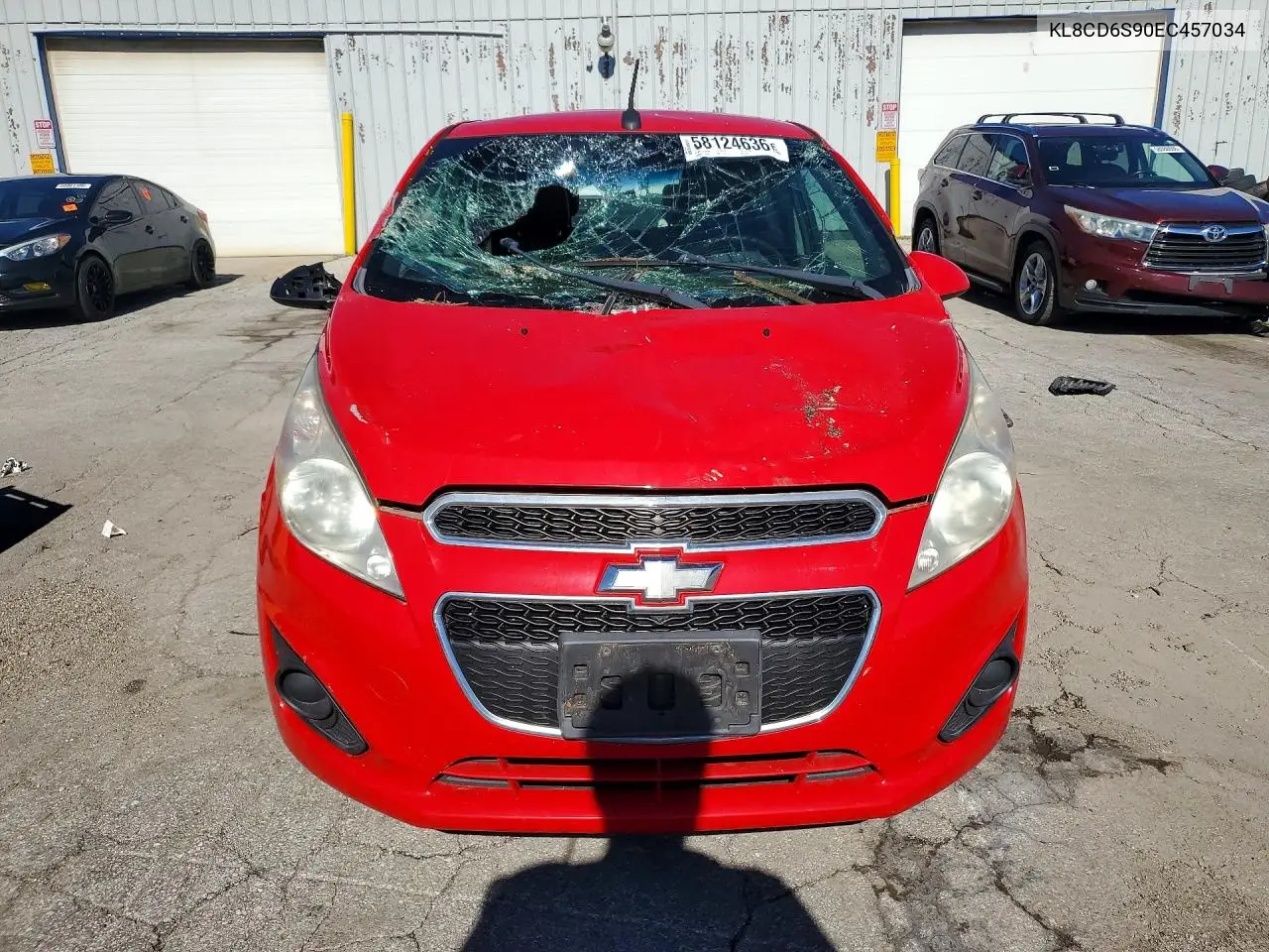 2014 Chevrolet Spark 1Lt VIN: KL8CD6S90EC457034 Lot: 58124636