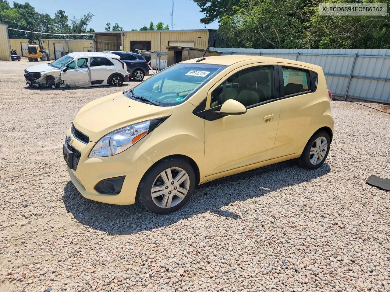 2014 Chevrolet Spark 1Lt VIN: KL8CD6S94EC586362 Lot: 59616316