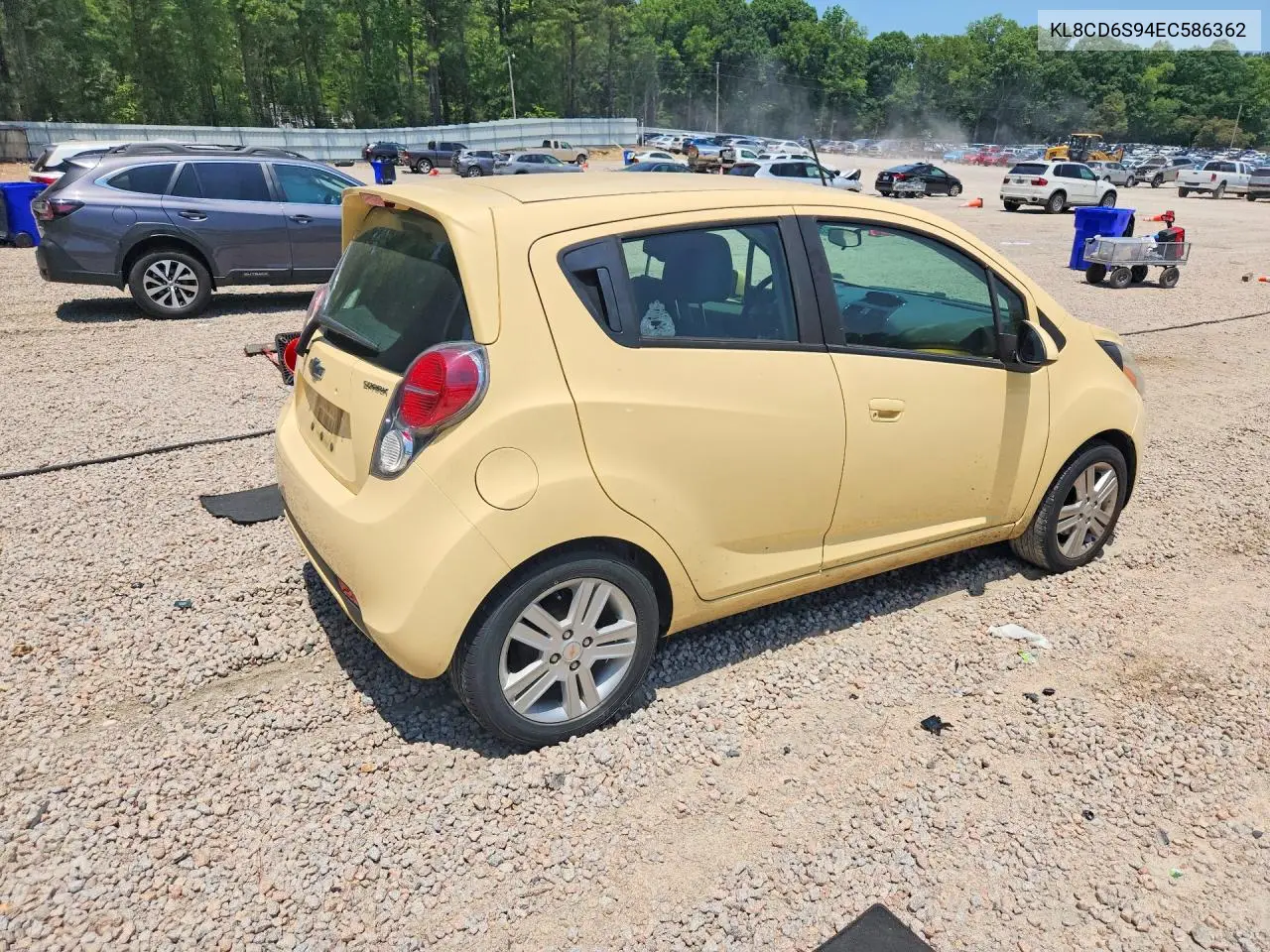 2014 Chevrolet Spark 1Lt VIN: KL8CD6S94EC586362 Lot: 59616316