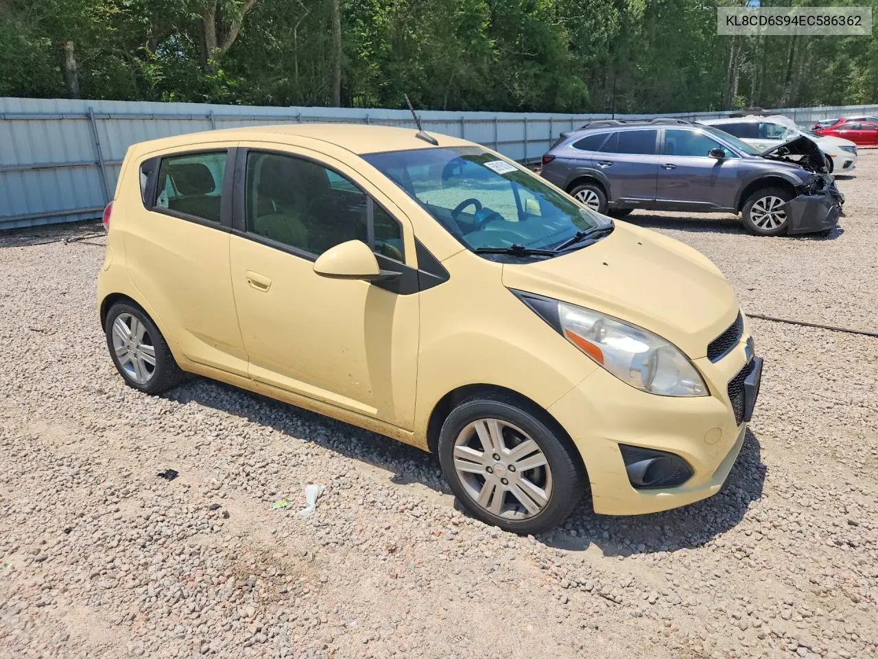 2014 Chevrolet Spark 1Lt VIN: KL8CD6S94EC586362 Lot: 59616316