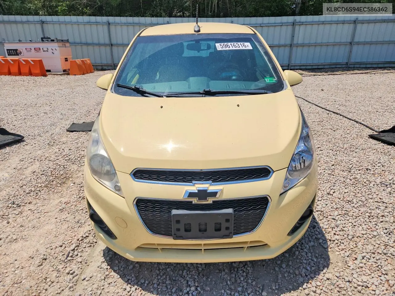 2014 Chevrolet Spark 1Lt VIN: KL8CD6S94EC586362 Lot: 59616316