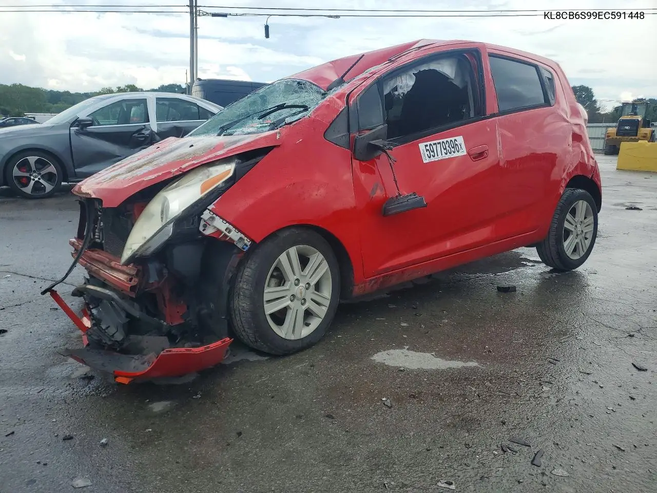 2014 Chevrolet Spark Ls VIN: KL8CB6S99EC591448 Lot: 59779396
