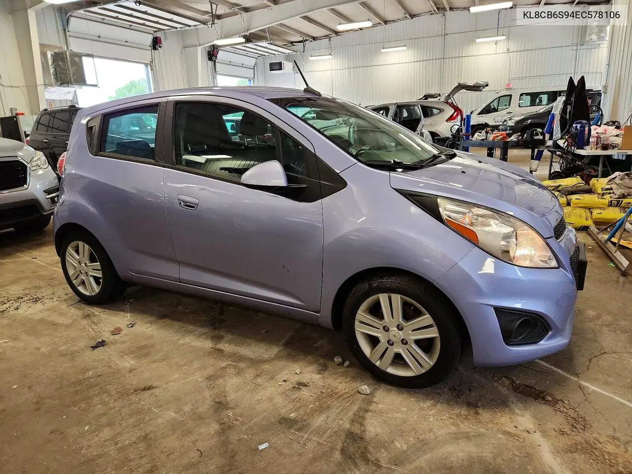 2014 Chevrolet Spark Ls VIN: KL8CB6S94EC578106 Lot: 60160876