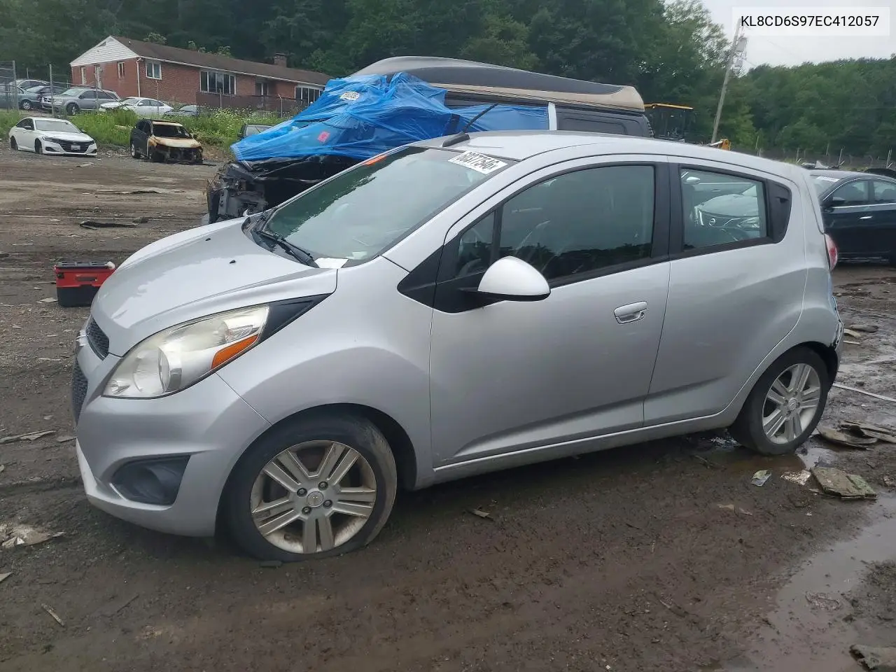2014 Chevrolet Spark 1Lt VIN: KL8CD6S97EC412057 Lot: 60377546