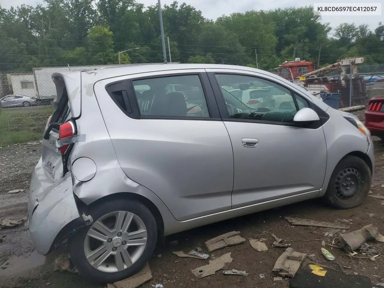 2014 Chevrolet Spark 1Lt VIN: KL8CD6S97EC412057 Lot: 60377546