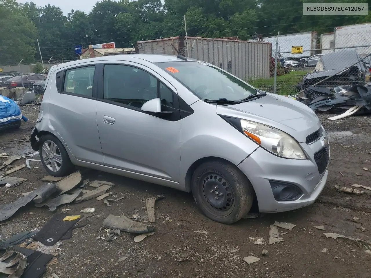 2014 Chevrolet Spark 1Lt VIN: KL8CD6S97EC412057 Lot: 60377546
