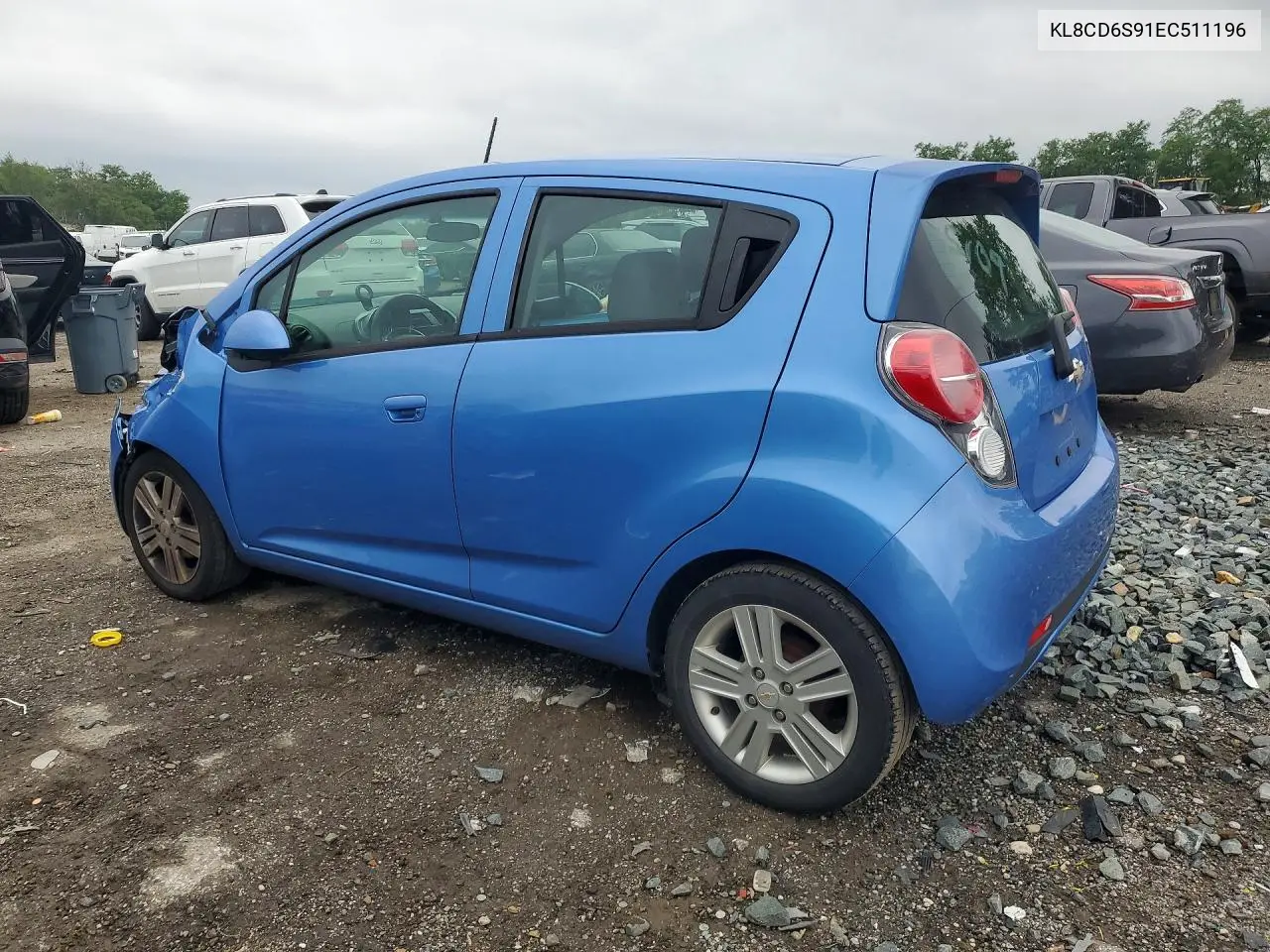 2014 Chevrolet Spark 1Lt VIN: KL8CD6S91EC511196 Lot: 60562016