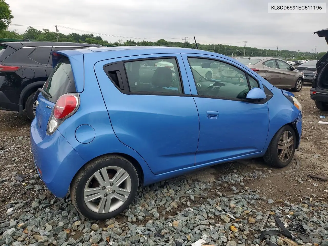 2014 Chevrolet Spark 1Lt VIN: KL8CD6S91EC511196 Lot: 60562016