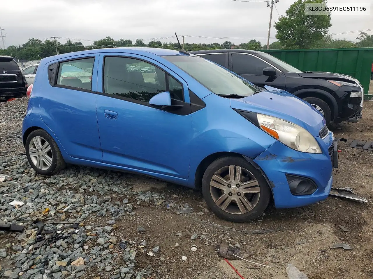 2014 Chevrolet Spark 1Lt VIN: KL8CD6S91EC511196 Lot: 60562016