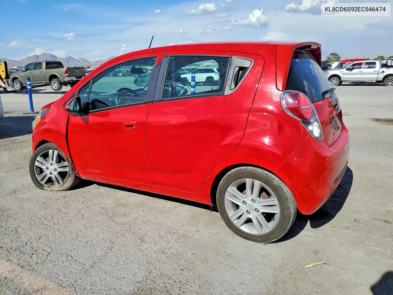 2014 Chevrolet Spark 1Lt VIN: KL8CD6S92EC546474 Lot: 61000466