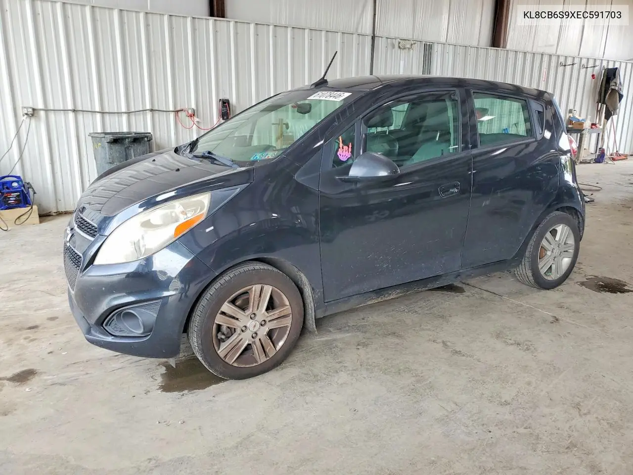 2014 Chevrolet Spark Ls VIN: KL8CB6S9XEC591703 Lot: 61078446