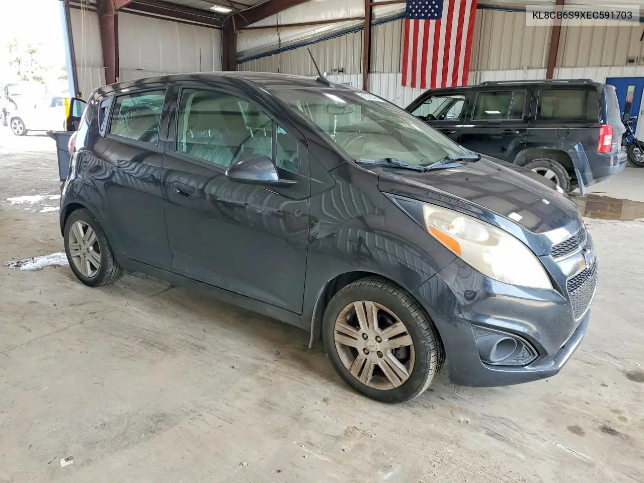 2014 Chevrolet Spark Ls VIN: KL8CB6S9XEC591703 Lot: 61078446