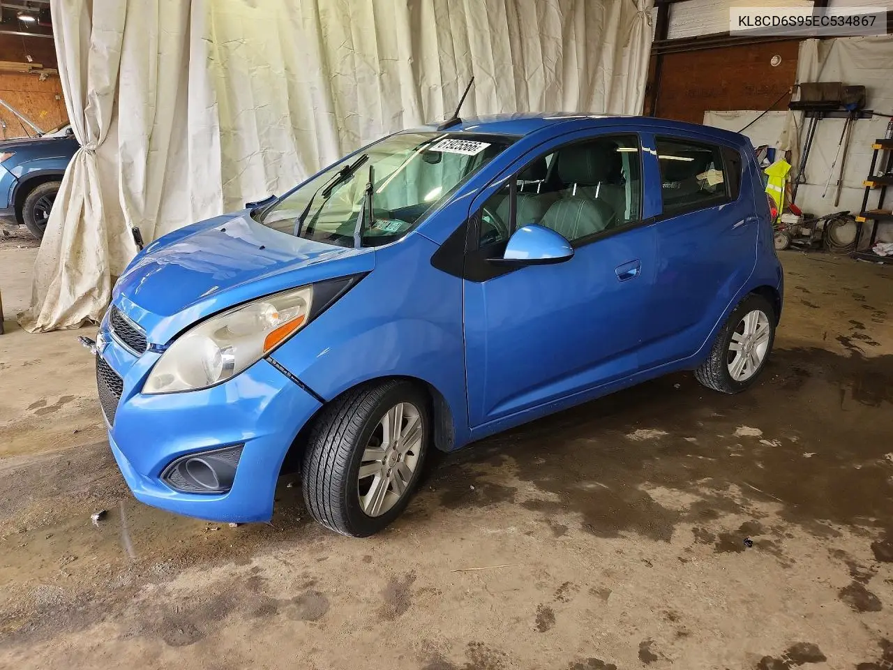 2014 Chevrolet Spark 1Lt VIN: KL8CD6S95EC534867 Lot: 61925566
