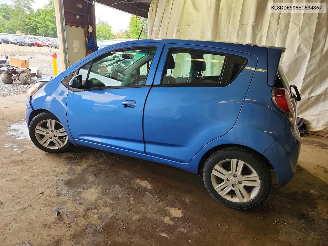 2014 Chevrolet Spark 1Lt VIN: KL8CD6S95EC534867 Lot: 61925566