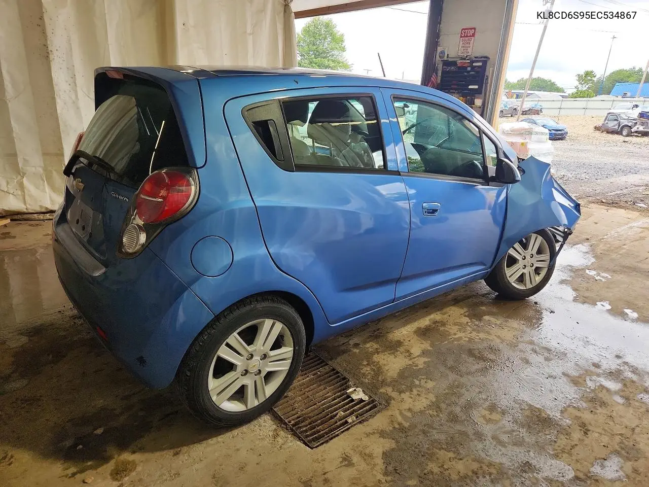 2014 Chevrolet Spark 1Lt VIN: KL8CD6S95EC534867 Lot: 61925566