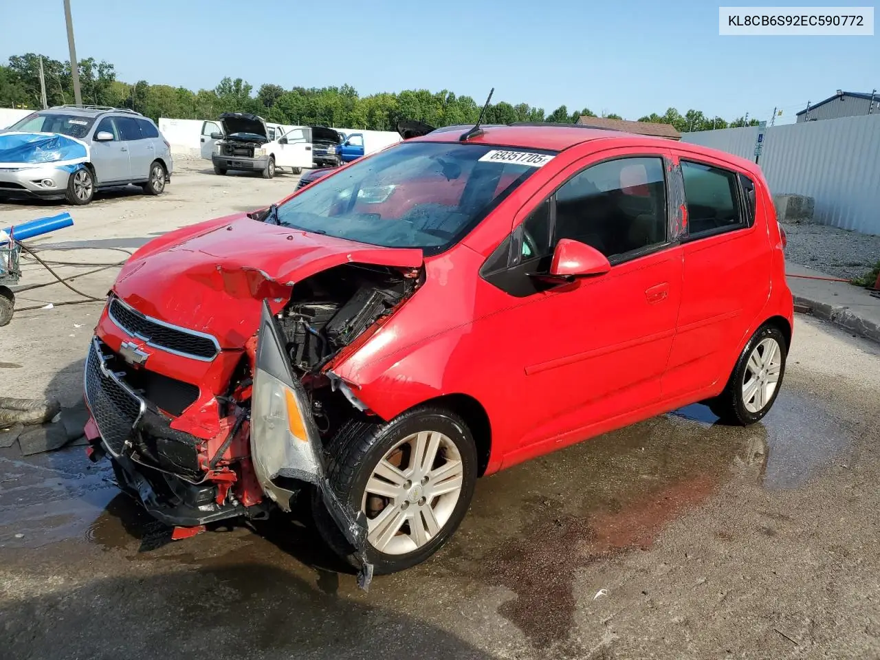KL8CB6S92EC590772 2014 Chevrolet Spark Ls