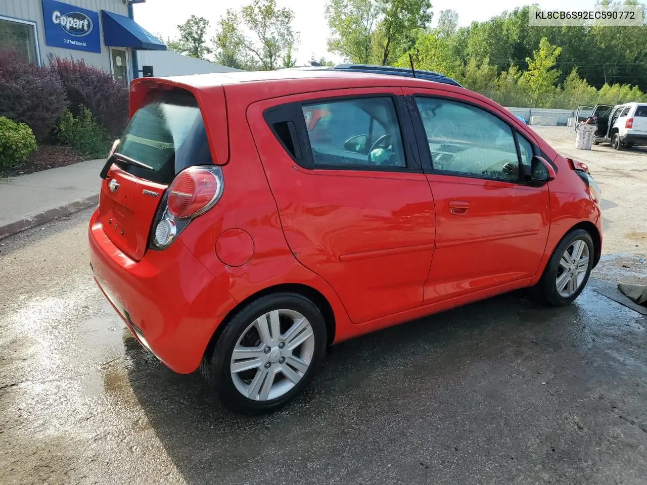 KL8CB6S92EC590772 2014 Chevrolet Spark Ls