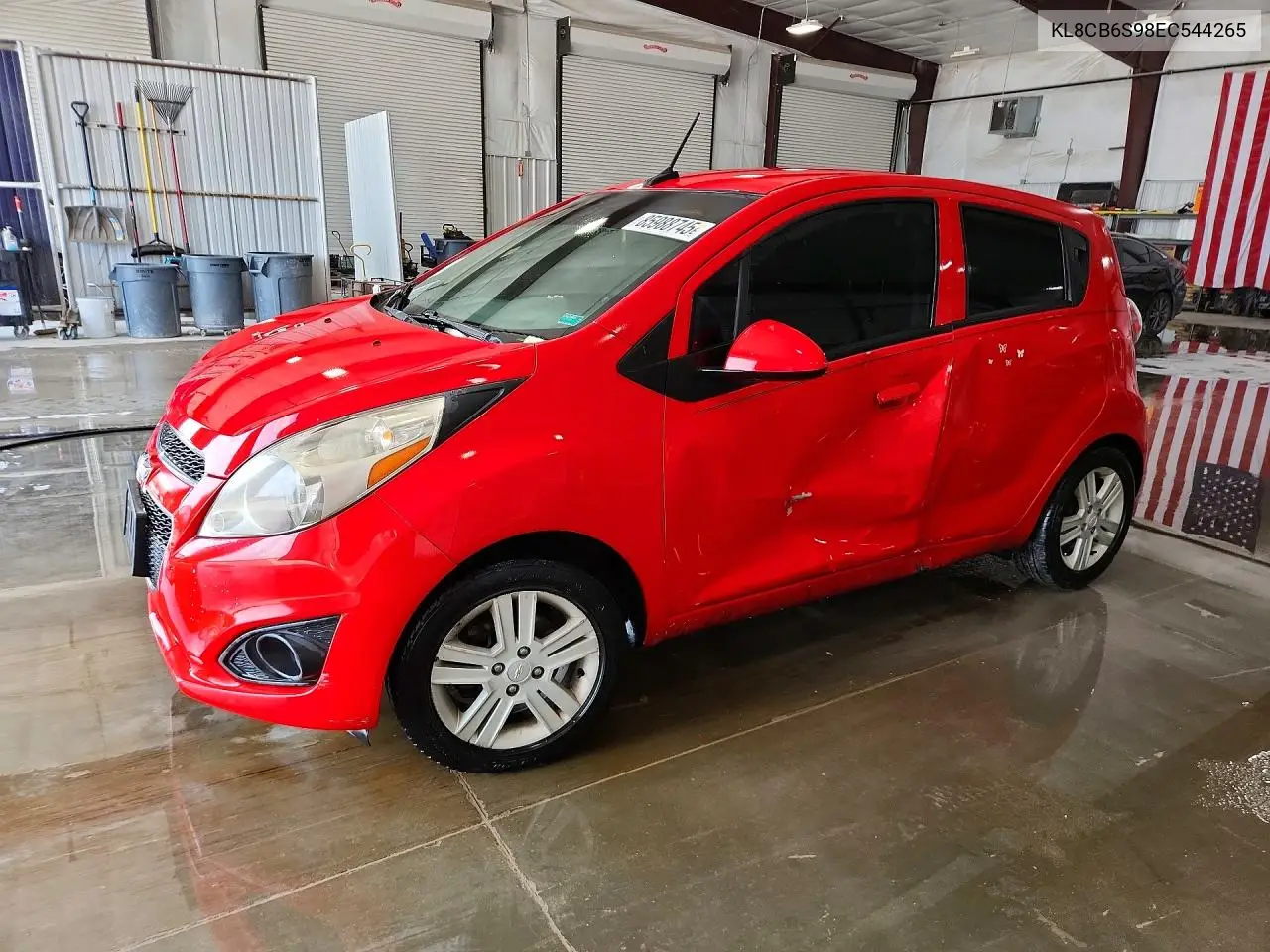 2014 Chevrolet Spark Ls VIN: KL8CB6S98EC544265 Lot: 85988745