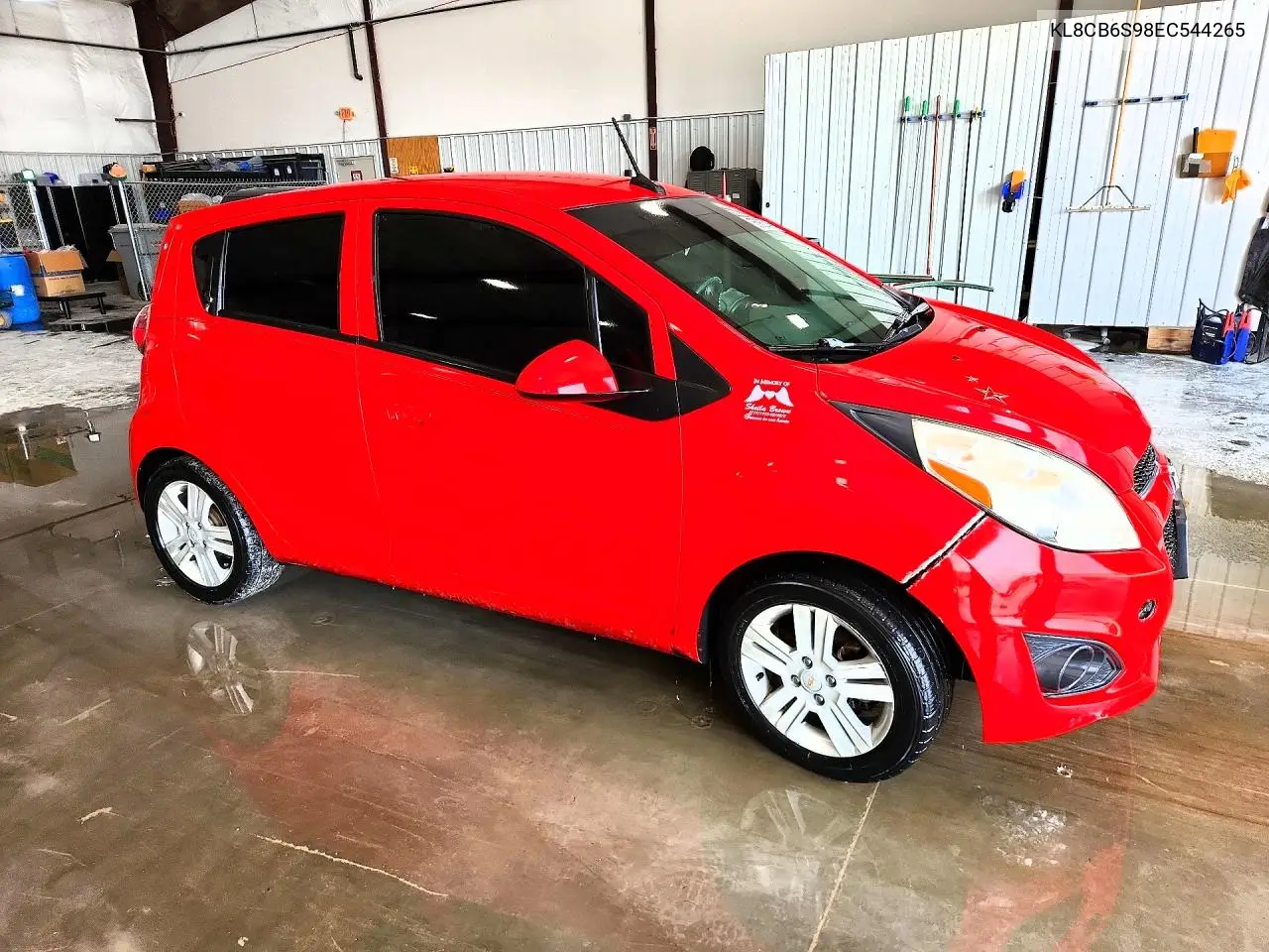 2014 Chevrolet Spark Ls VIN: KL8CB6S98EC544265 Lot: 85988745